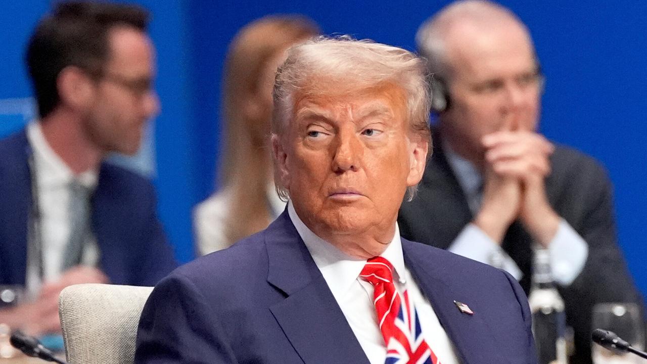 US-Präsident Donald Trump während einer Plenarsitzung der NATO in Brüssel